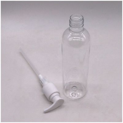 Botellas de líquido de plástico PET de 250 ml con tapa ordinaria/ material de collar de PET para la bomba de pulverización