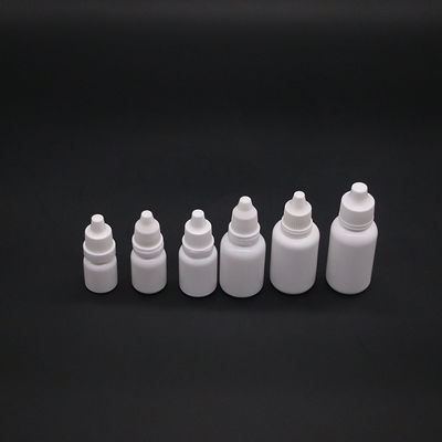 Botella de goteo de líquido para ojos de plástico LDPE de 10 ml con colores personalizados y tapa a prueba de alteraciones
