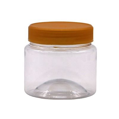 Almacenamiento de alimentos 5oz 150cc PET Jar de plástico Mason con PP tipo de sellado de tapa de tornillo