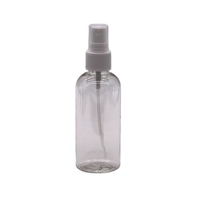 Botellas de bomba de PET de 100 ml Botellas de pulverización de plástico para el manejo de la superficie del recipiente de alcohol