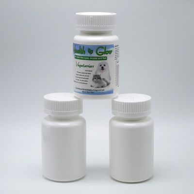 4OZ 120ML HDPE Blanco Negro Botella de medicina de plástico vacío para píldora Cápsula de vitamina hecha