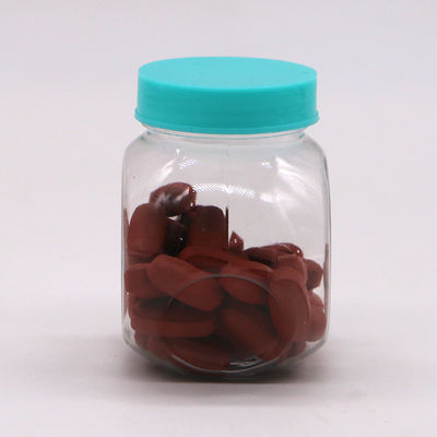 Botella de plástico redonda de 70ML/CC de PET ideal para bocadillos de dulces y almacenamiento de alimentos de PET