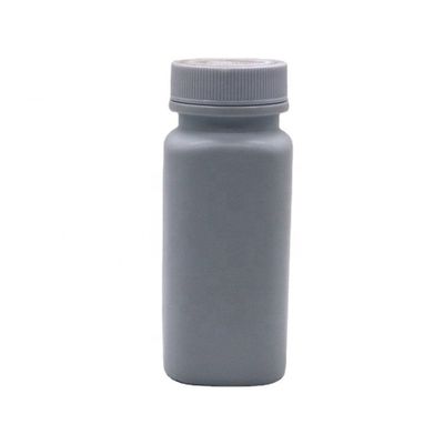 120cc HDPE Cuadrado Grado de Medicamento de plástico píldora cápsula tableta botella recargable para medicina