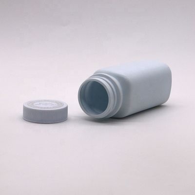 120cc HDPE Cuadrado Grado de Medicamento de plástico píldora cápsula tableta botella recargable para medicina