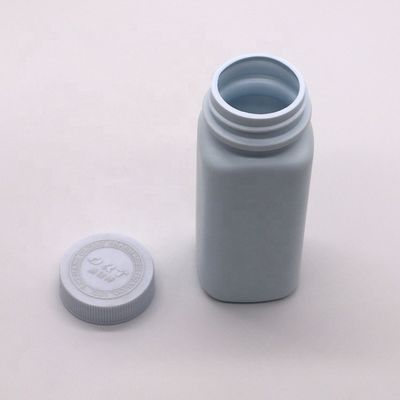 120cc HDPE Cuadrado Grado de Medicamento de plástico píldora cápsula tableta botella recargable para medicina