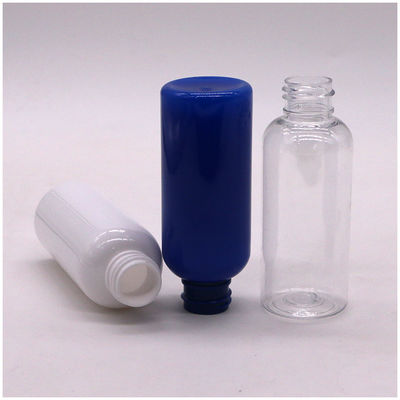 Botella de bomba de PET de 55 ml para botellas de plástico de pulverización Material de cuello de cuidado personal PET