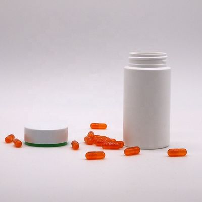 Capuchón de tornillo de plástico HDPE 175CC Botella de boca ancha para píldoras cápsulas tabletas medicina