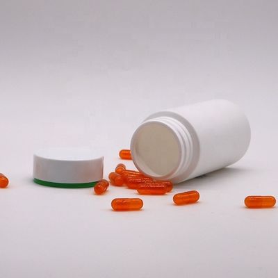 Capuchón de tornillo de plástico HDPE 175CC Botella de boca ancha para píldoras cápsulas tabletas medicina