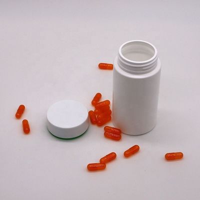 Capuchón de tornillo de plástico HDPE 175CC Botella de boca ancha para píldoras cápsulas tabletas medicina
