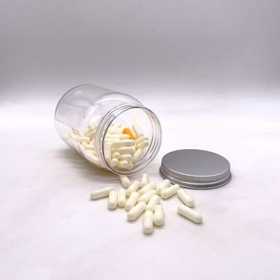 500 ml de nueces de PET personalizadas y granos botella de caramelo con tapa de aluminio