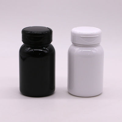Botella vacía recargable de plástico medicinal PET de 3OZ 90ML para cápsulas y pastillas
