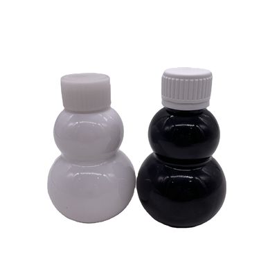 Botella de calabaza PET de 120 ml para productos sanitarios con tapa de tornillo de color personalizable y muestra gratuita