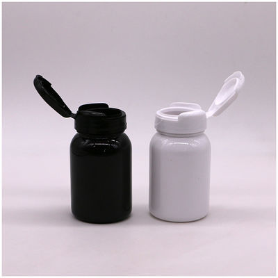Botella vacía recargable de plástico medicinal PET de 3OZ 90ML para cápsulas y pastillas