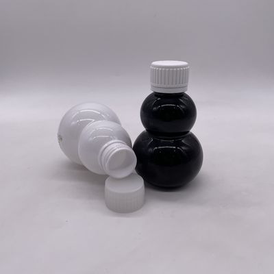 Botella de calabaza PET de 120 ml para productos sanitarios con tapa de tornillo de color personalizable y muestra gratuita