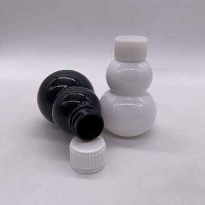 Botella de calabaza PET de 120 ml para productos sanitarios con tapa de tornillo de color personalizable y muestra gratuita