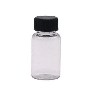 Botella de plástico PET de forma redonda de 10 ml para almacenamiento de cápsulas de suplemento medicinal