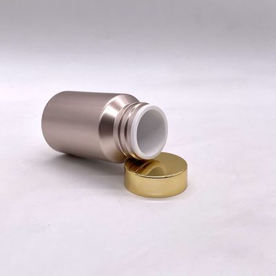 Botella de plástico PET de 80cc Contenedor de pastillas de vitaminas de color personalizado con tapas de tornillo/torsión