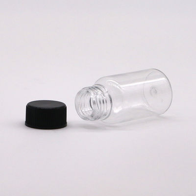 Botella de plástico PET de forma redonda de 10 ml para almacenamiento de cápsulas de suplemento medicinal
