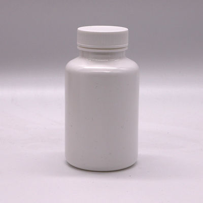 Botella redonda de suplemento para el almacenamiento de tabletas y cápsulas sólidas Capacidad 200 ml