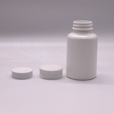 Botella redonda de suplemento para el almacenamiento de tabletas y cápsulas sólidas Capacidad 200 ml