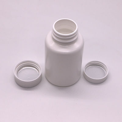Botella redonda de suplemento para el almacenamiento de tabletas y cápsulas sólidas Capacidad 200 ml