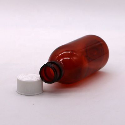 CRC Cap PET Cuadrado Estéril jarabe para la tos líquido oral Botella de contenedor para medicina 120ML / 4OZ