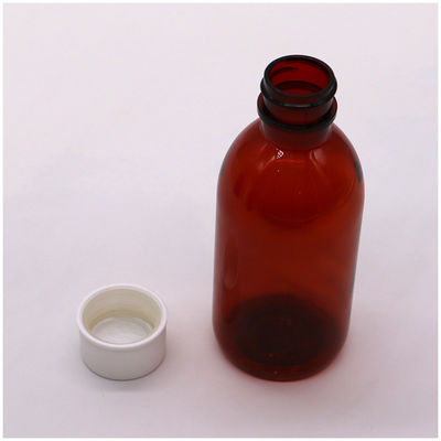 CRC Cap PET Cuadrado Estéril jarabe para la tos líquido oral Botella de contenedor para medicina 120ML / 4OZ