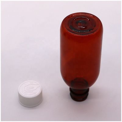 CRC Cap PET Cuadrado Estéril jarabe para la tos líquido oral Botella de contenedor para medicina 120ML / 4OZ