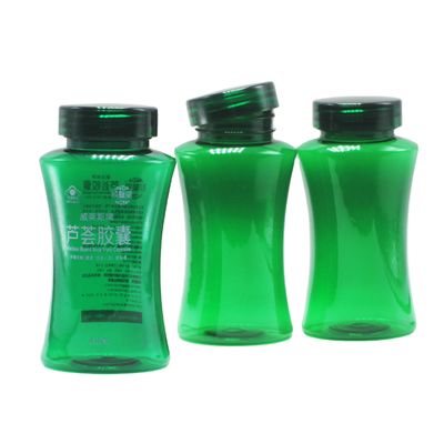 Botella estéril de plástico de diseño PET de 150cc para suplemento nutricional dietético cápsula píldora tableta