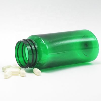 Botella estéril de plástico de diseño PET de 150cc para suplemento nutricional dietético cápsula píldora tableta