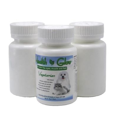 Etiquetas adhesivas de color personalizadas Botella de plástico HDPE de 100 ml para cápsulas de píldoras de suplemento