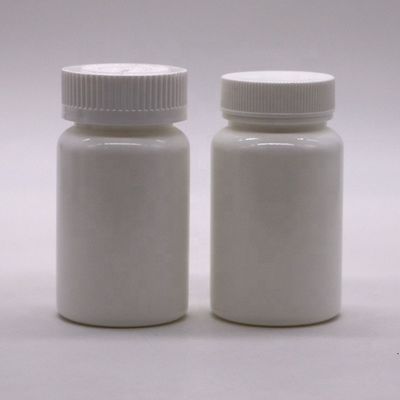 Etiquetas adhesivas de color personalizadas Botella de plástico HDPE de 100 ml para cápsulas de píldoras de suplemento