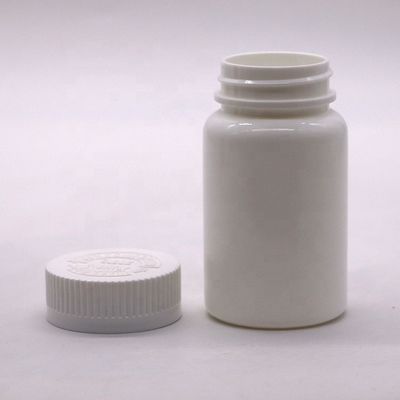 Etiquetas adhesivas de color personalizadas Botella de plástico HDPE de 100 ml para cápsulas de píldoras de suplemento