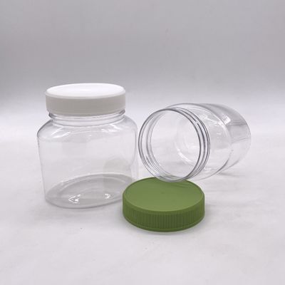 Material base PET 250 ml Botella de plástico de color personalizable para alimentos Café Alimento para mascotas
