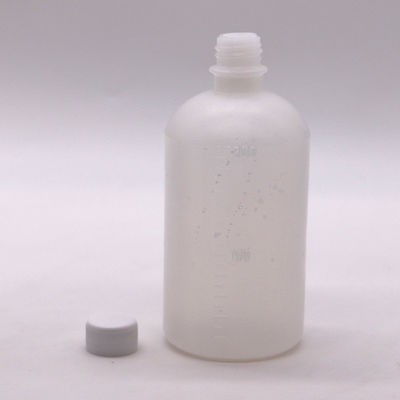 Botella líquida de 100 ml/200 ml PE con balanza y tapa de seguridad para niños incluida en la oferta