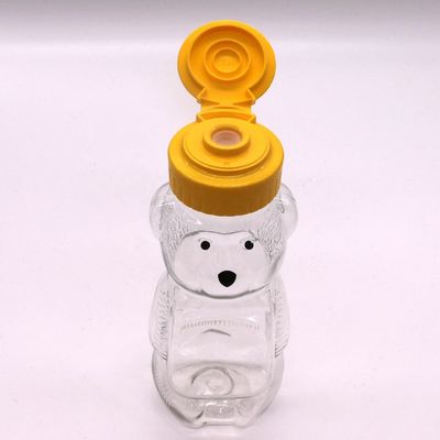 200 ml PET Jarrones de miel de plástico para el grado de alimentos y botella portátil creativa para estudiantes