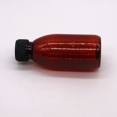 Botella de prescripción con tapa de seguridad para niños de 120 mL material PET para jarabe de arce