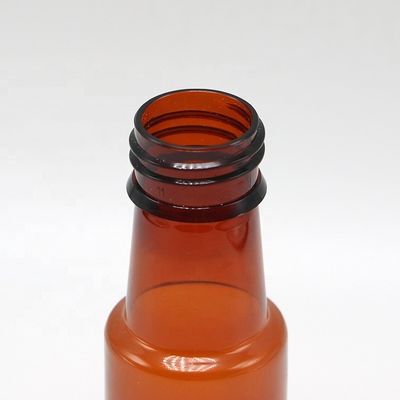 70 ml de PET Ámbar jarabe para tos de arce botella de líquido oral para la medicina líquida