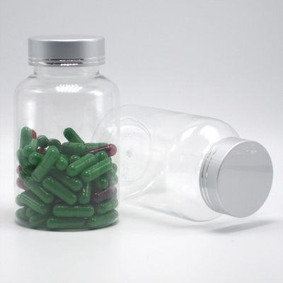 Botella de plástico PET transparente de 175 ml Boston Round para recipientes de medicamentos de color personalizados