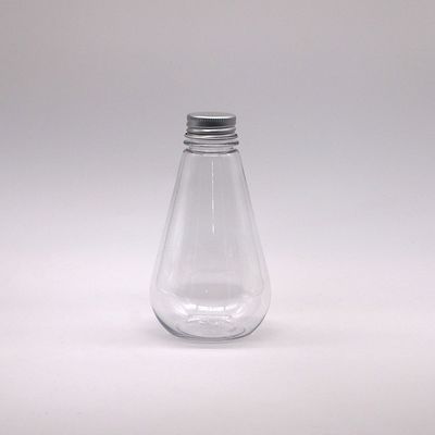 Almacenamiento de medicamentos 250ml HDPE Botella de plástico de forma única con logotipo personalizado y tapa de aluminio