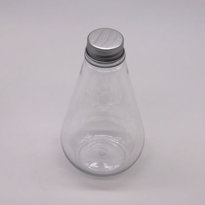 Almacenamiento de medicamentos 250ml HDPE Botella de plástico de forma única con logotipo personalizado y tapa de aluminio