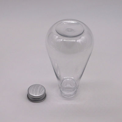 Almacenamiento de medicamentos 250ml HDPE Botella de plástico de forma única con logotipo personalizado y tapa de aluminio