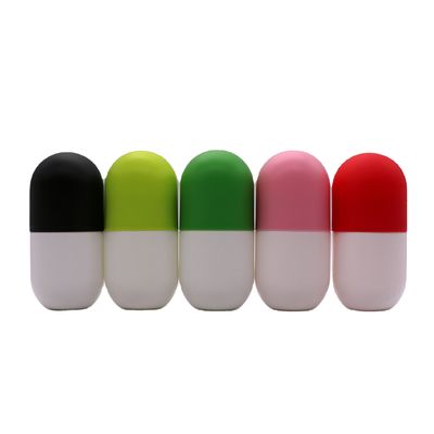 250ML/8OZ HDPE Dos capas PET Brillante Cápsula Forma de Capota de tornillo Medicina Estampado en caliente OEM.ODM