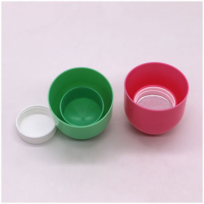 250ML/8OZ HDPE Dos capas PET Brillante Cápsula Forma de Capota de tornillo Medicina Estampado en caliente OEM.ODM