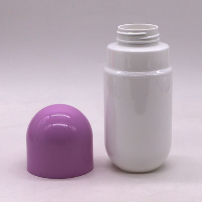 250ML/8OZ HDPE Dos capas PET Brillante Cápsula Forma de Capota de tornillo Medicina Estampado en caliente OEM.ODM
