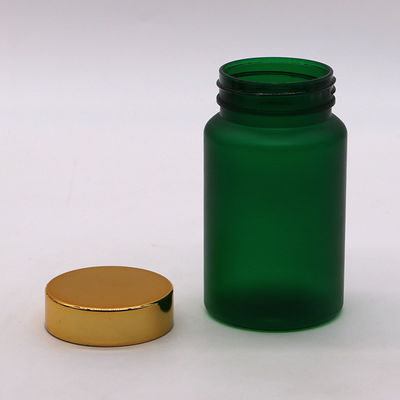 Contenedor de medicamento Cápsula de vitamina Portador de medicamentos Botellas de plástico vacías de PET mate de 150 ml