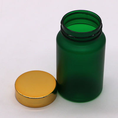 Contenedor de medicamento Cápsula de vitamina Portador de medicamentos Botellas de plástico vacías de PET mate de 150 ml
