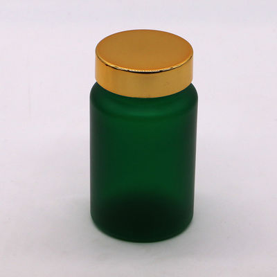 Contenedor de medicamento Cápsula de vitamina Portador de medicamentos Botellas de plástico vacías de PET mate de 150 ml