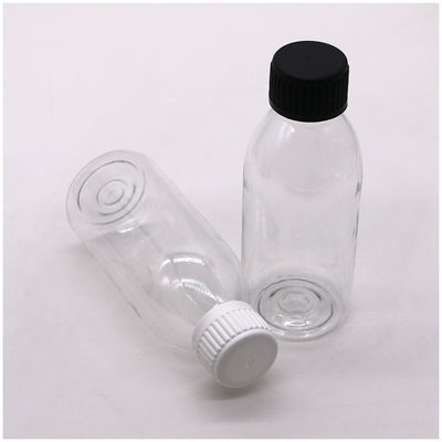 150 ml de PET Oval Ámbar Prescripción Farmacia Medicamento líquido Envasado con tapa