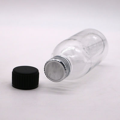 150 ml de PET Oval Ámbar Prescripción Farmacia Medicamento líquido Envasado con tapa